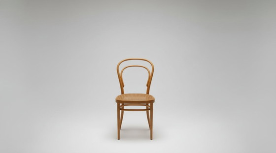 Image 1 of Set of 4 Thonet 214 Chairs (Vintage 1974) - 3 Cane Seats to Restoration