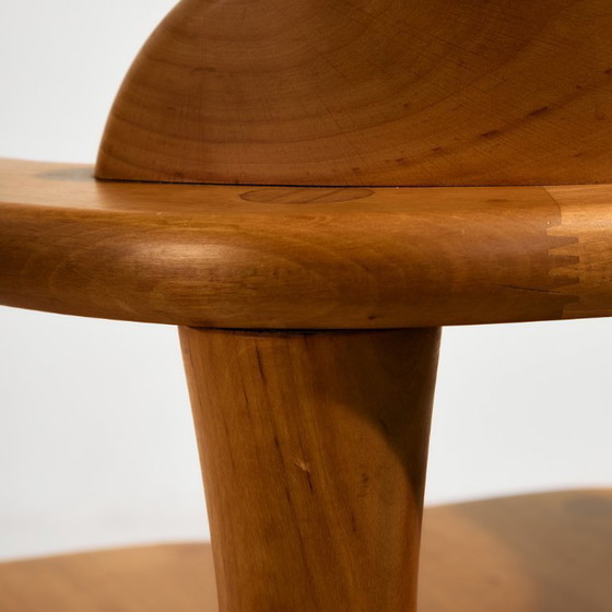 Image 1 of MK10590 Set da pranzo in legno di ontano di Erwin Berghammer per Team 7, Set di 7