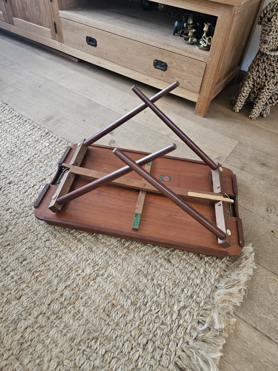 Image 1 of Originele Vintage Tixi Tray Table - Bendt Winge voor Aase Dreieri, Ganddal (Noorwegen)