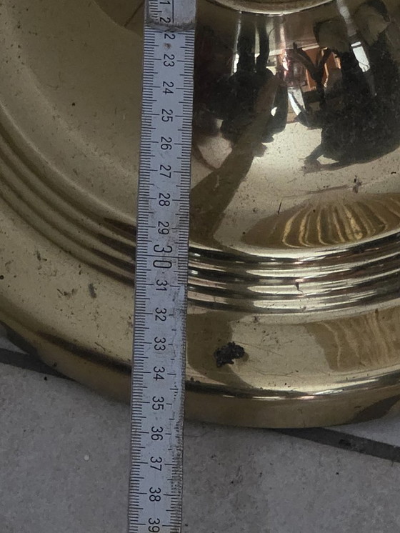 Image 1 of Vintage 3 x Wardrobe Clothes Rack Brass Plant Stand Gold