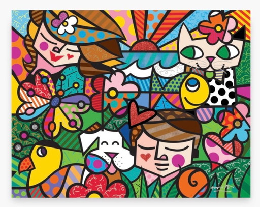 Romero Britto "Armonia nella natura"