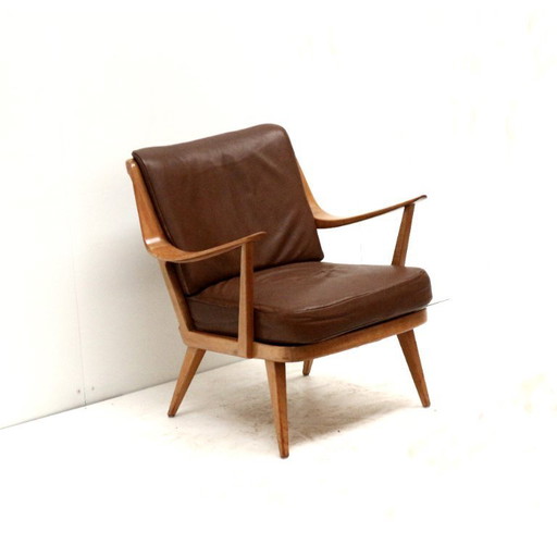Vintage fauteuil van Knoll Antimott uit de jaren ’60