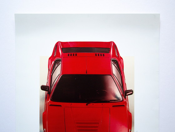 Image 1 of Original Vintage BMW M1 Serigraphy / 75 Years BMW / 1991 / 59.5 x 42cm / Very Rare / No Reprint