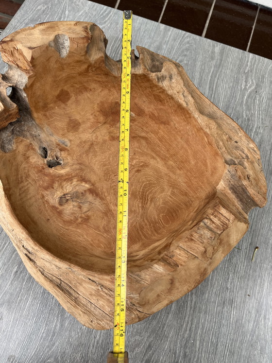 Image 1 of bol décoratif en bois