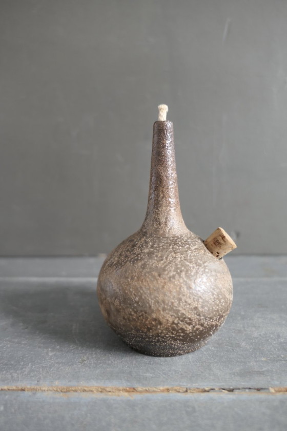 Image 1 of Vintage set van 3 keramiek olielampen