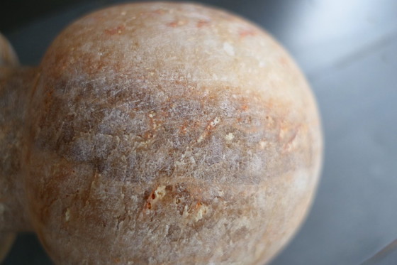 Image 1 of Antique Egyptian vase Alabaster natural tones