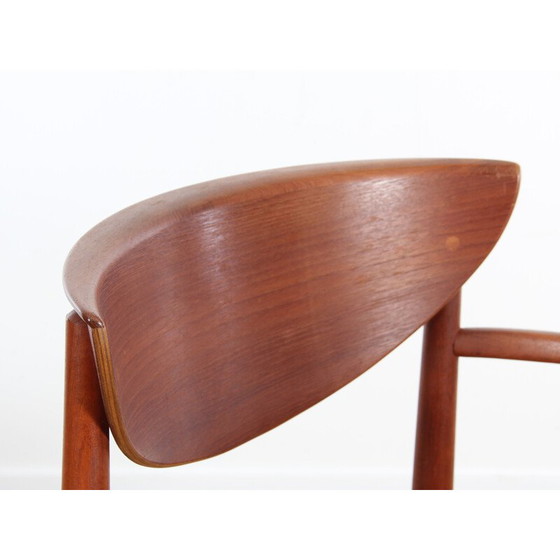 Image 1 of Pair of vintage Scandinavian teak armchairs model 317 by Peter Hvidt & Orla Mølgaard Nielsen for Søborg Møbelfabrik