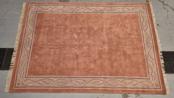 Image 1 of Alfombra oriental moderna y contemporánea de lana hecha a mano, 227x323cm.
