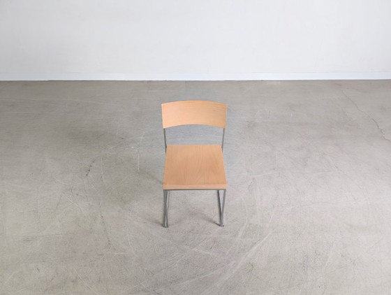 Image 1 of Original Lapalma chair Enzo Berti beech CUBA Italy Design chair