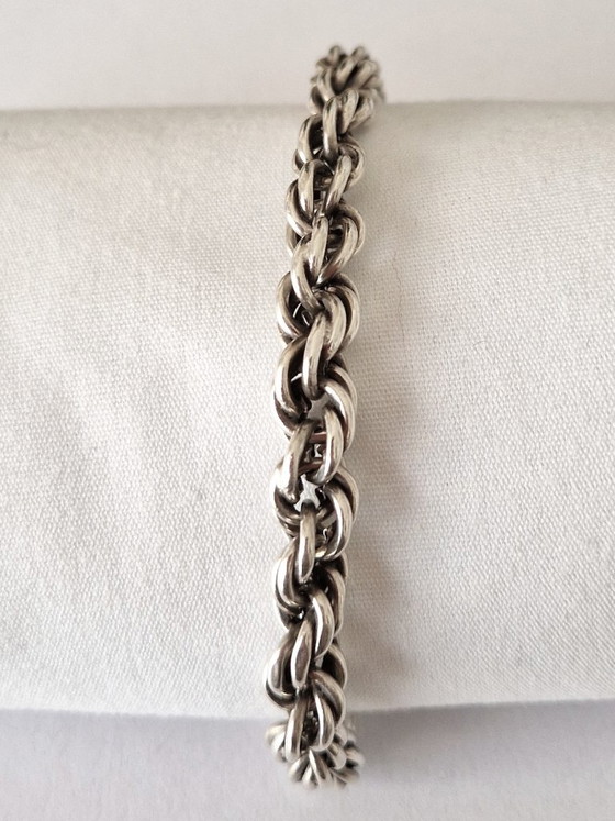 Bracciale Svedese in Argento a Maglie - Anni '70 – Zilver, Oggetti decorativi, Silver (photo 3 of 9)