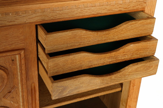 Image 1 of Deens design eikenhouten highboard