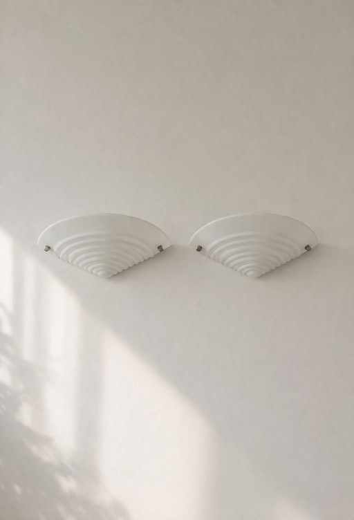 2 lampade da parete vintage ‘Vianne / Domec’