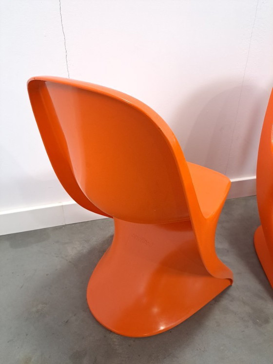 Image 1 of Seggiolone Casalino I in plastica arancione