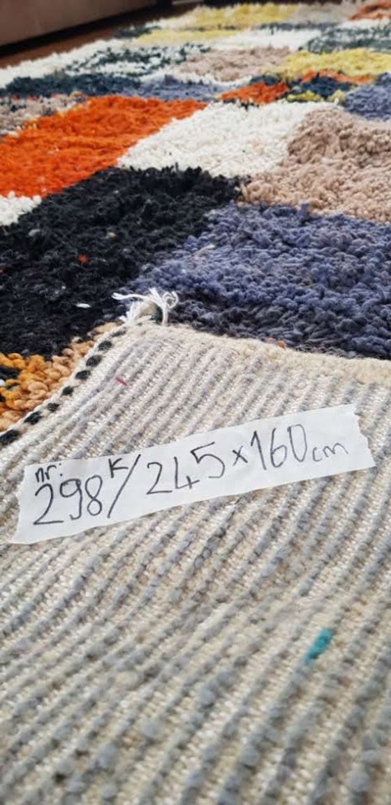 Image 1 of Handgeknoopt Berber kleed wol 245x160cm