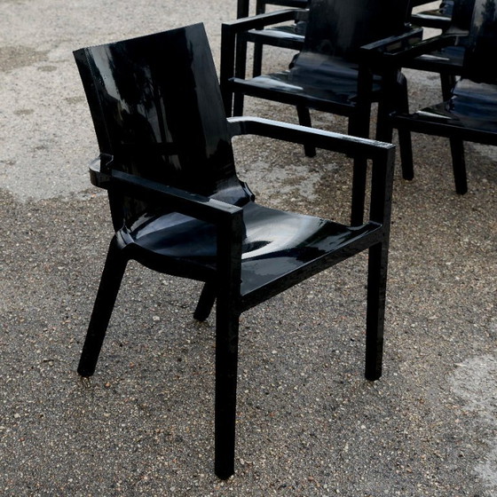 Set 10 Sedie Driade Deville Sedia Poltroncina By Christophe Pille – Poltrone, Plastica (photo 9 of 13)
