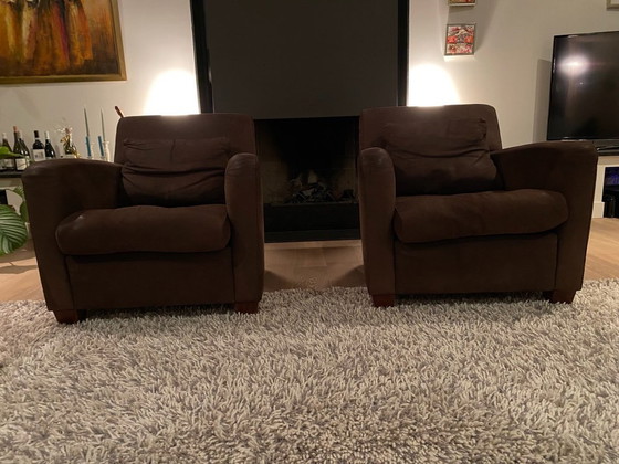 Image 1 of Two Linteloo Marconi armchairs