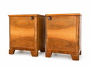 Comodini vintage in stile Art Déco