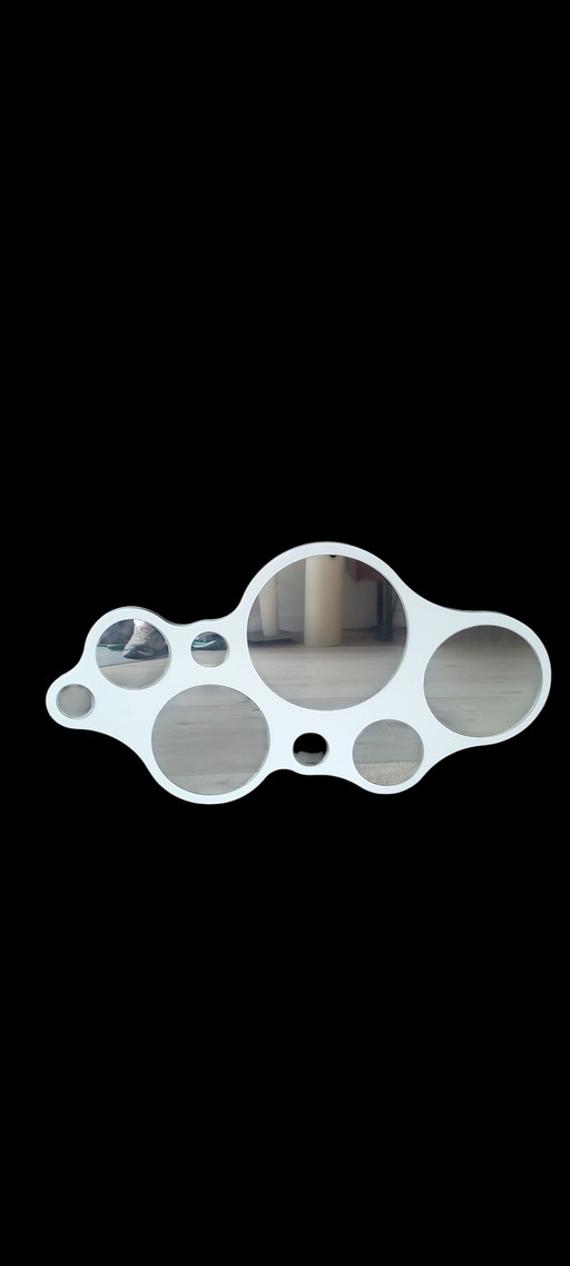 Calligaris "bubble" Italian design mirror 1990s