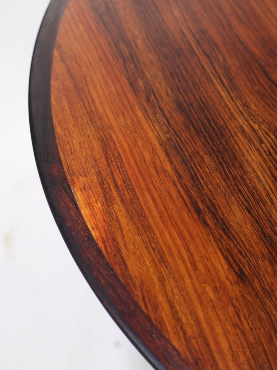 Image 1 of Henry Rosengren Hansen round extendable dining table rosewood