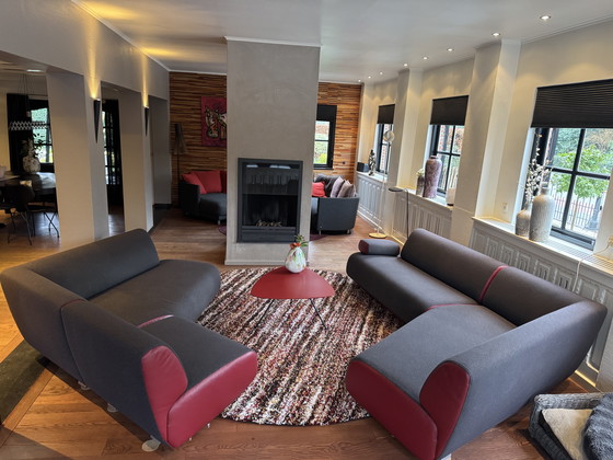 Image 1 of Leolux guadalupe fauteuil set (modulair) met salon tafel 