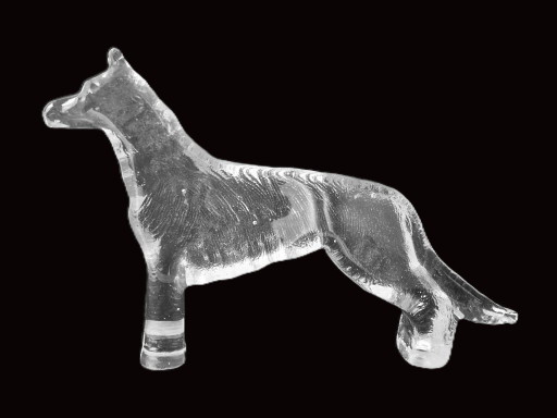Kosta Boda - Large Dog From Bertil Vallien - 60s – glaskunst, Glass