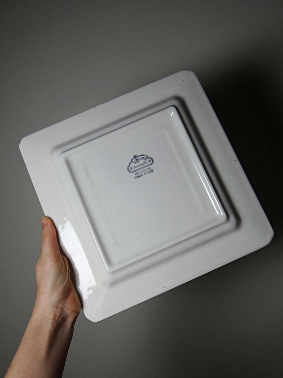 Image 1 of Set di 4 piatti/vassoi Tiffany Boutique, in ceramica italiana vintage.