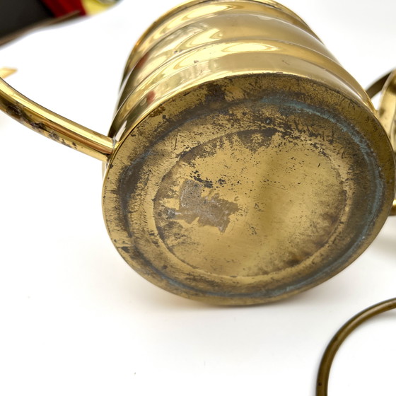 Image 1 of Collection of watering cans – 2× Ebert, 2× brass (1960s) & 1× very old copper can (around 1900)