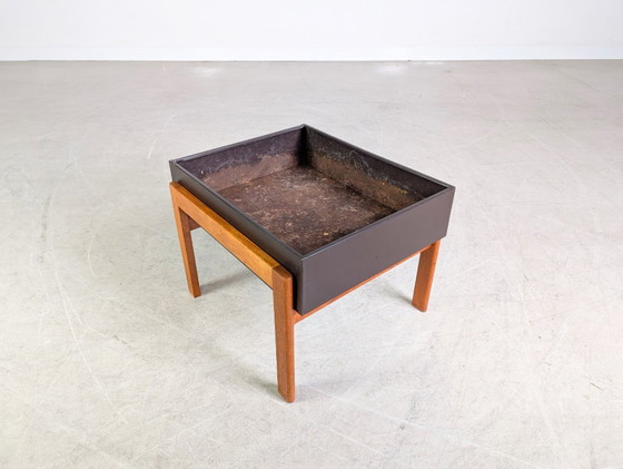 Image 1 of Fioriera di metà secolo, contenitore per piante in teak, vaso per fiori, fioriera