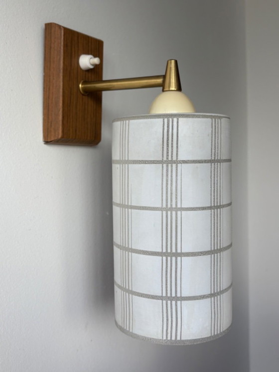 Vintage retro wall light from the 70s – Metal, Glass (photo 7 of 7)