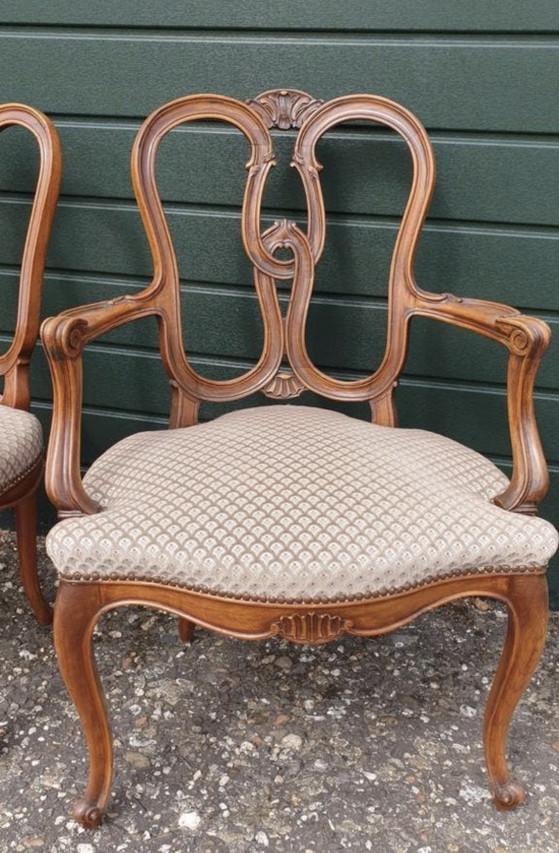 Image 1 of 4 krakelingen eetkamer stoelen 