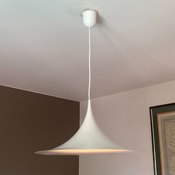 Image 1 of Set of 2 Semi hanging lamps by Claus Bonderup & Torsten Thorup. 1970.