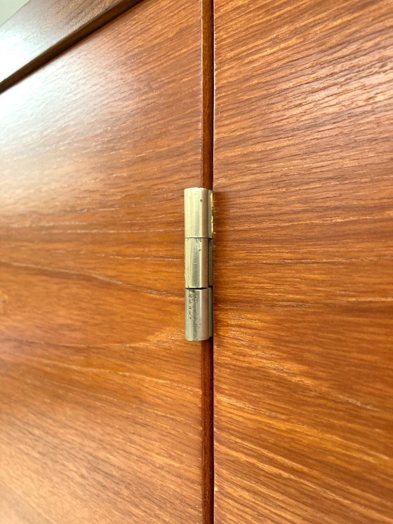Image 1 of Mid-century vintage teak kleerkast/wandkast 1960's