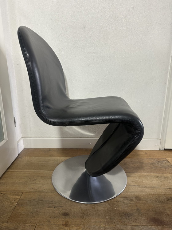 Set unico di 5 sedie da pranzo "System 1-2-3" di Verner Panton – Originali anni '70 di Fritz Hansen (photo 10 of 13)