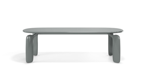 Roche Bobois Pulp rechthoekige eettafel, ontworpen door Eugeni Quitllet, 250x110 cm, grijs. Nieuw.