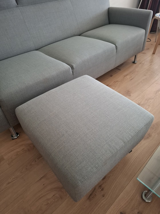 Image 1 of Leolux sofa Rooby with footstool