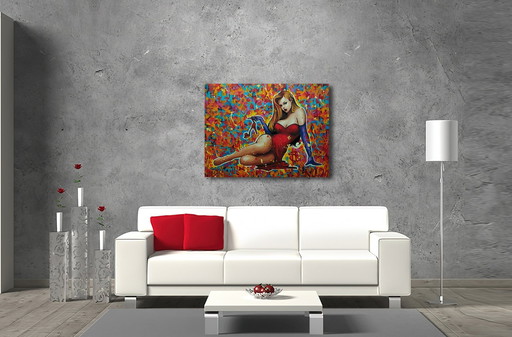Artist Painting - Alberto Ricardo - Jessica Rabbit