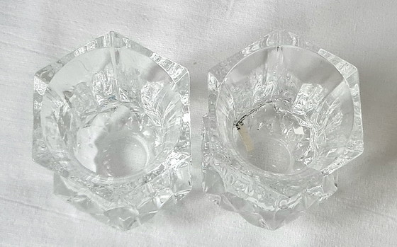 2 Vasi Vintage Cristal d'Arques 8×5 cm Etichetta Originale Ottime Condizioni – Glass, Crystal (photo 8 of 15)