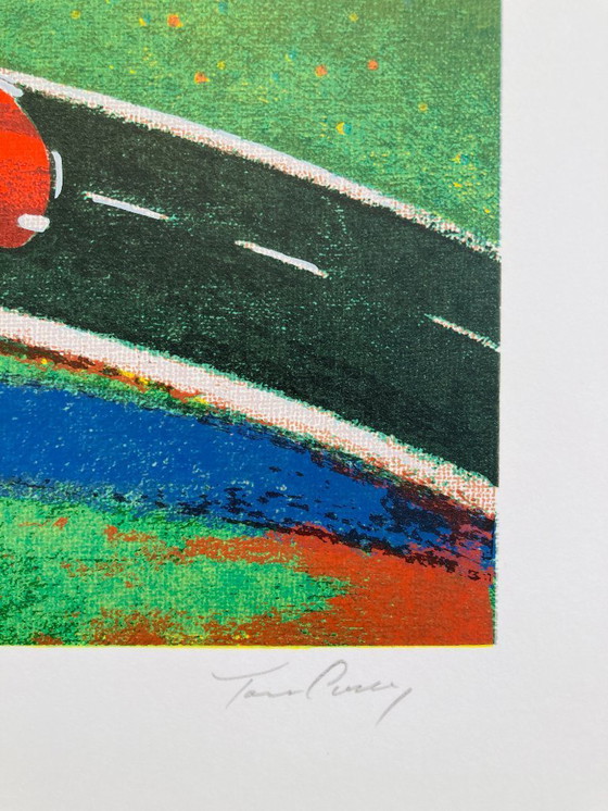 Image 1 of Vintage Kleurrijk Kunstwerk - Ton Paay