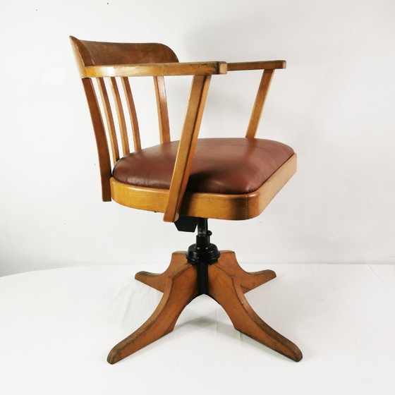 Image 1 of Art Deco bureaustoel, Ehapa, Denemarken, jaren 1930