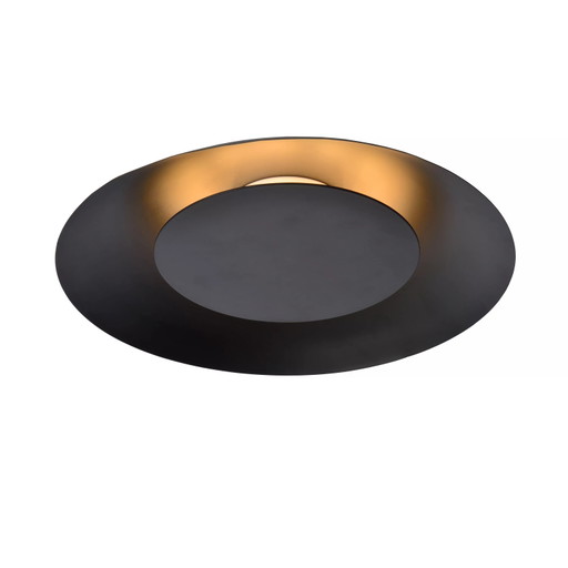 Lucide Foskal Ceiling Light - Ø 34.5 cm - LED - Black
