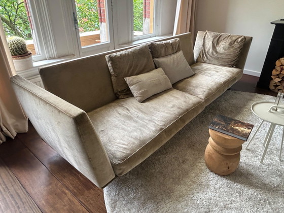 Image 1 of Flexform, sofa Evergreen Color Champagne