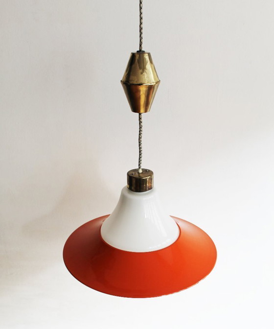 Image 1 of Vintage 1960s Adjustable Ceiling Lamp