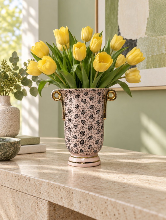 Vaso Art Déco Boch Frères Keramis – Disegnato da Raymond Chevallier, anni '30 – Vasi, Ceramic (photo 3 of 14)