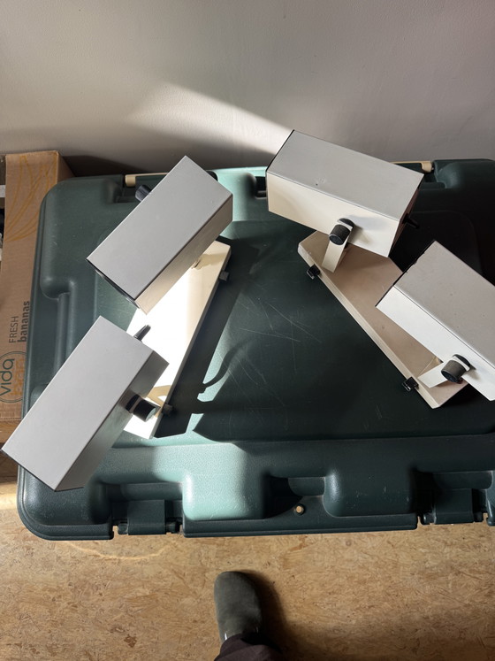 2 set di Faretti Sospesi Design Vintage Phillips anni '70 – Philips, Metallo, Plastica (photo 7 of 7)