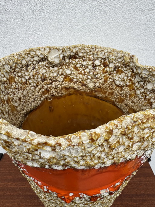 Grande vaso in ceramica di Vallauris, anni '70