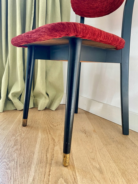 Set di 2 sedie vintage – Sedie da pranzo, Legno, Ottone (photo 7 of 15)