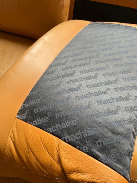 Image 1 of Divano angolare in pelle Machalke - colore cammello/cognac