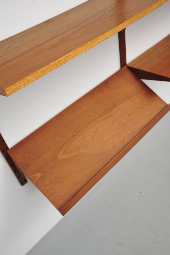 Image 1 of Mensola a muro "Royal System" in teak di Poul Cadovius per Cado (anni '50)