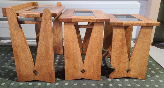 Image 1 of 3 Tables Gigognes by Guillerme & Chambron, 1950