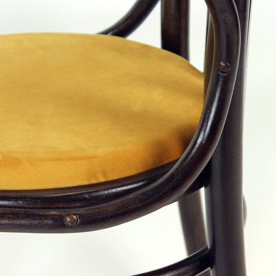 Image 1 of Michael Thonet No. 24 Bentwood Armchair By Ton, Czechoslovakia 1950s